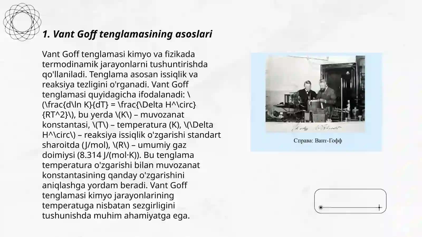 Vant Goff tenglamasi 3