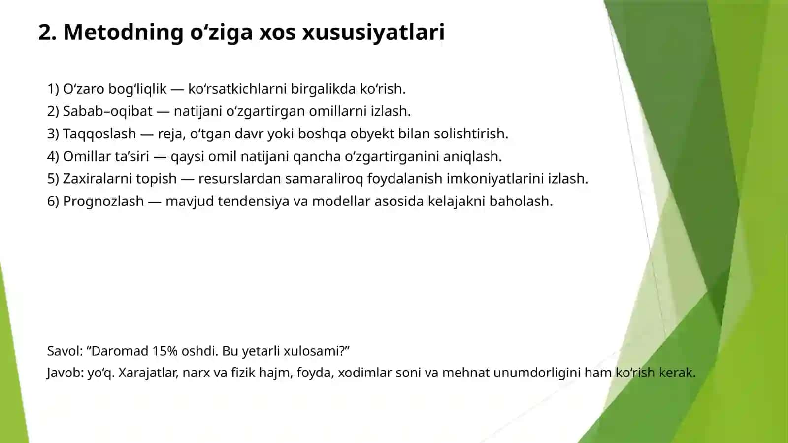 Iqtisodiy tahlilning metodi va usullari 3