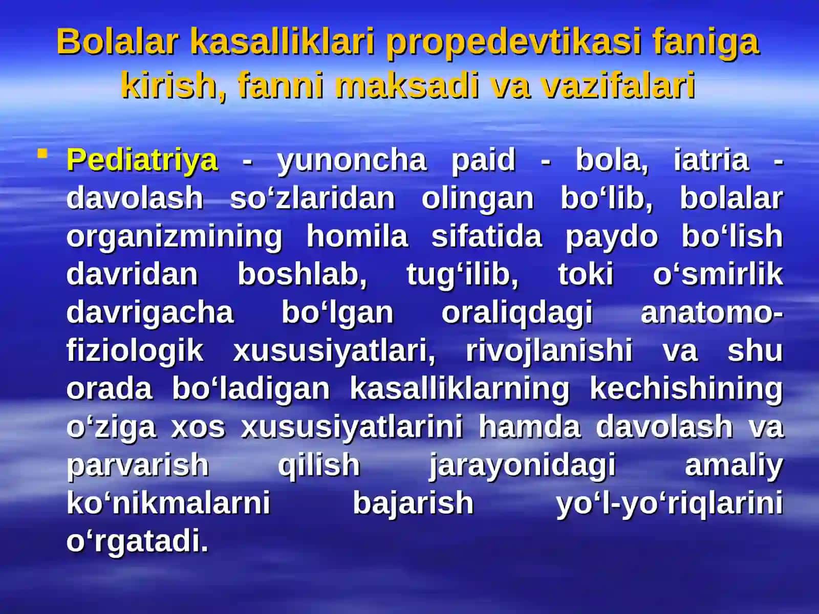 Pediatriya va terapiyaning farqi 3