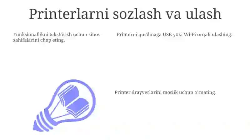 Printerlar bilan ishlash 3