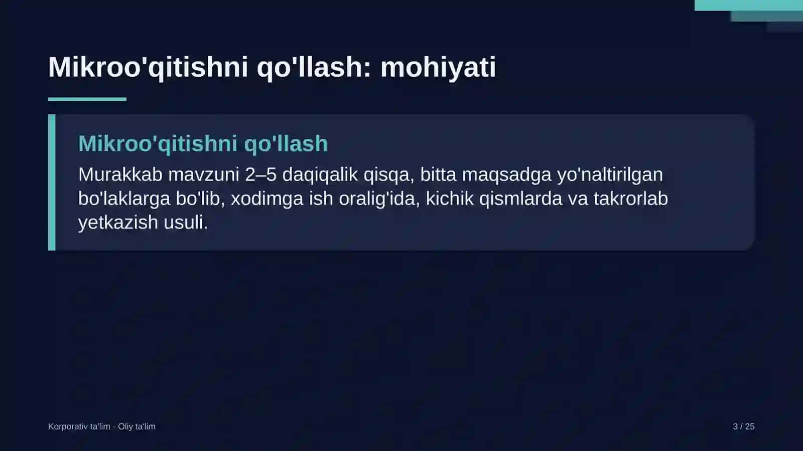 elektr montaj ishlarida mikroo'qitish usulini qo'llash 1255 3