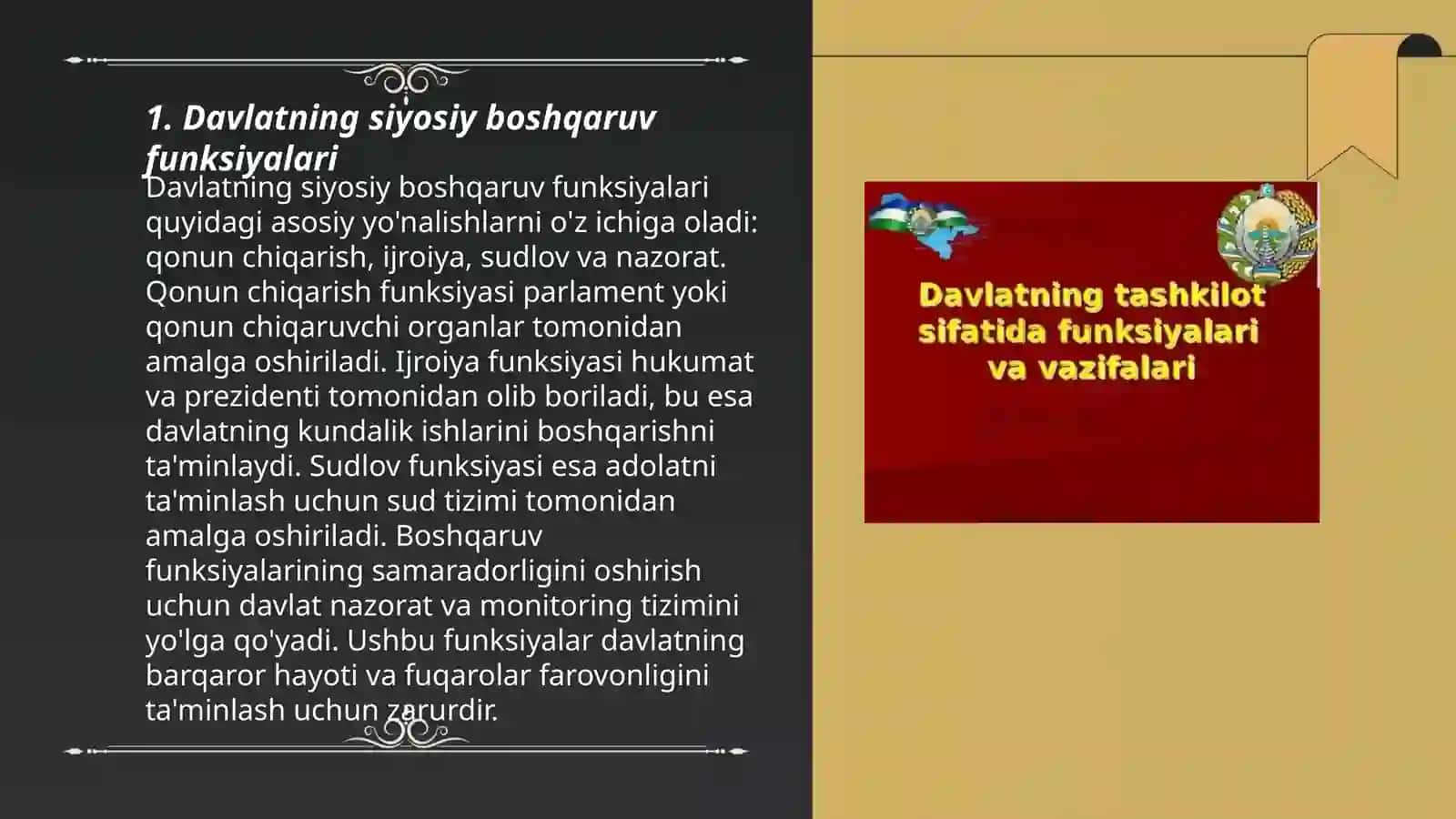 Davatning tashkilot sifatida funksiyalari va vazifalari 3