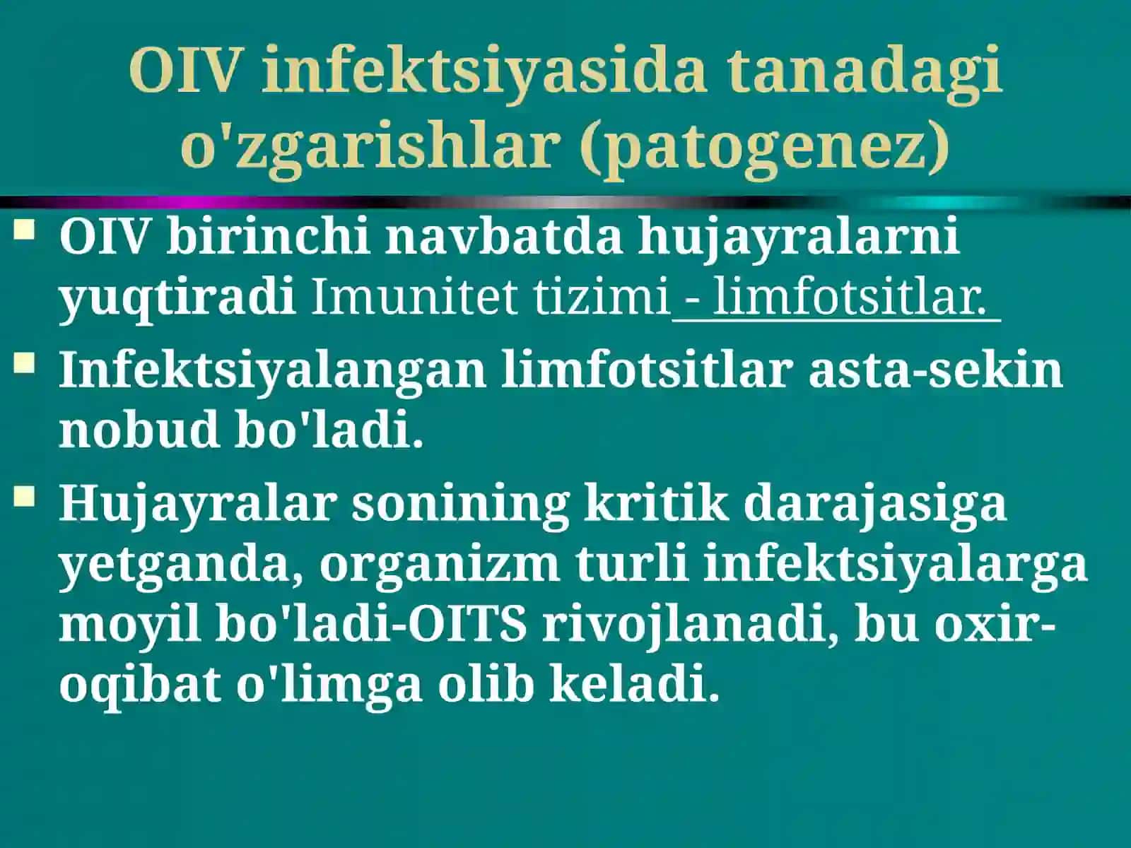 OIV INFEKTSIYASI 3