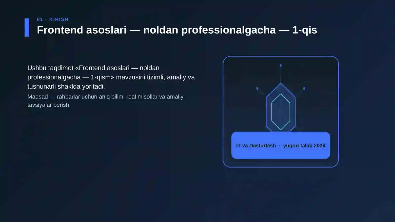 Frontend asoslari — noldan professionalgacha — 1-qism 3