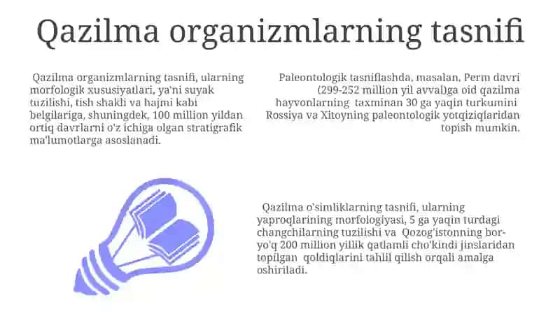 Paleontologiya fanining rivojlanish shakllari 3