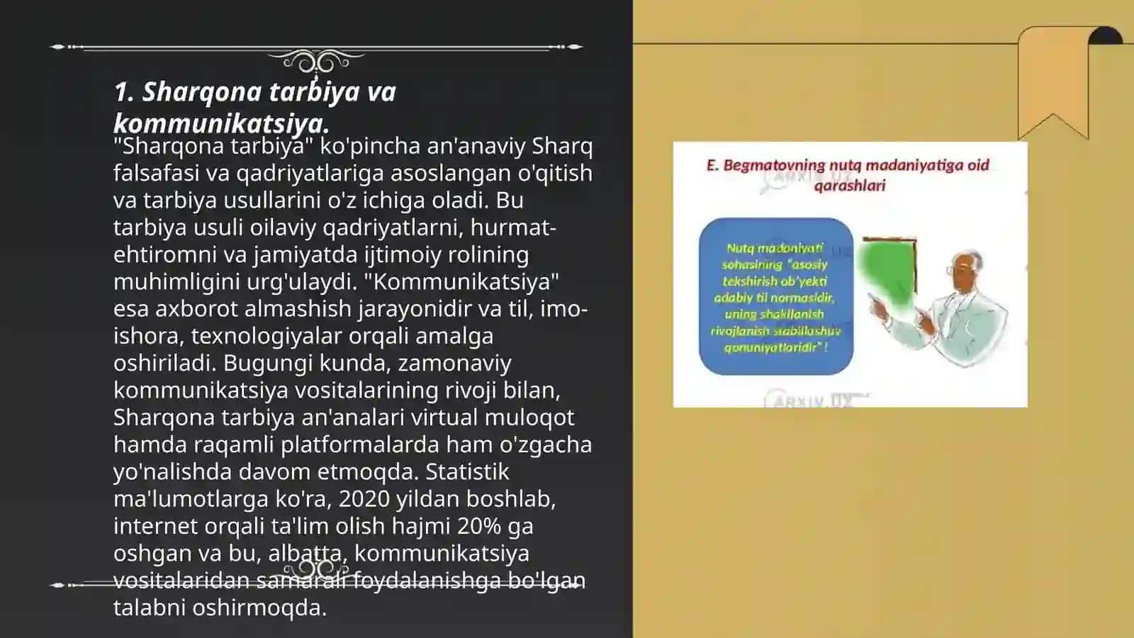 Sharqona tarbiya va muosharat odobining muloqotga taʼsiri 3