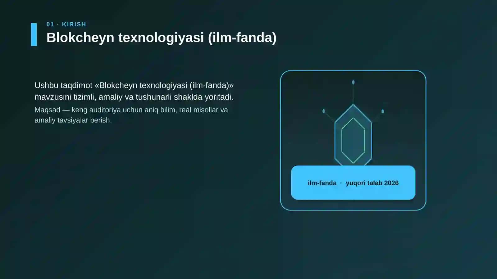 Blokcheyn texnologiyasi (ilm-fanda) 3