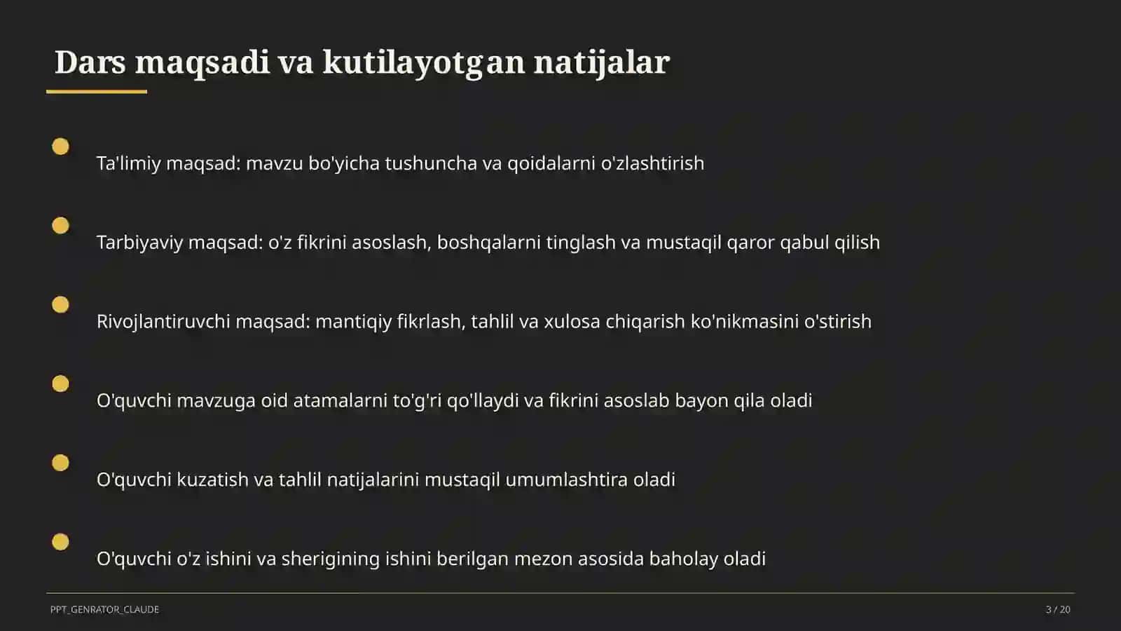 Sog'lom turmush tarzi hayot garovi (7-sinf) 3