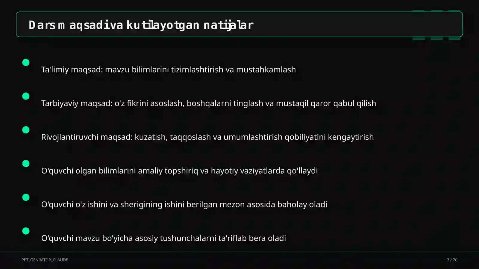 Ekologik toza texnologiyalar va qayta ishlash (11-sinf) 3