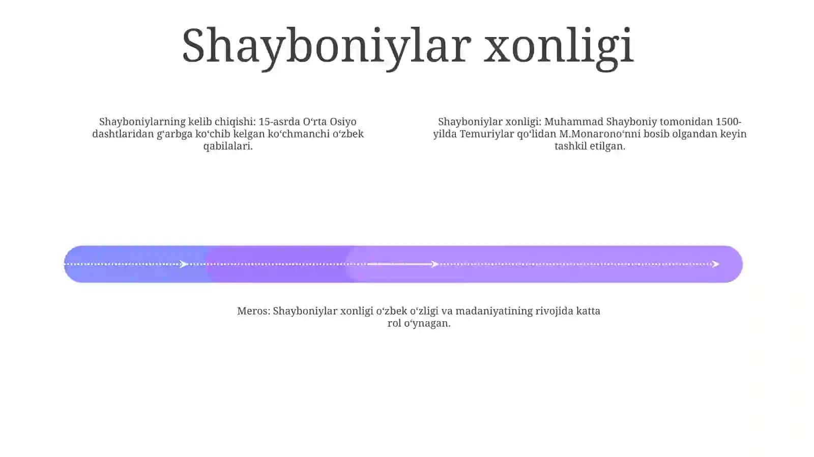 O‘Zbek Davlatchiligining Tarixiy Bosqichlari (O‘Zbekiston Hududidagi Davlatlar Tarixidan Namuna Sifatida) 3