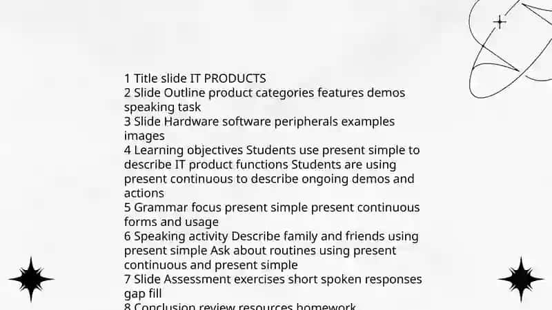 Power point presentation on IT PRODUCTS 3