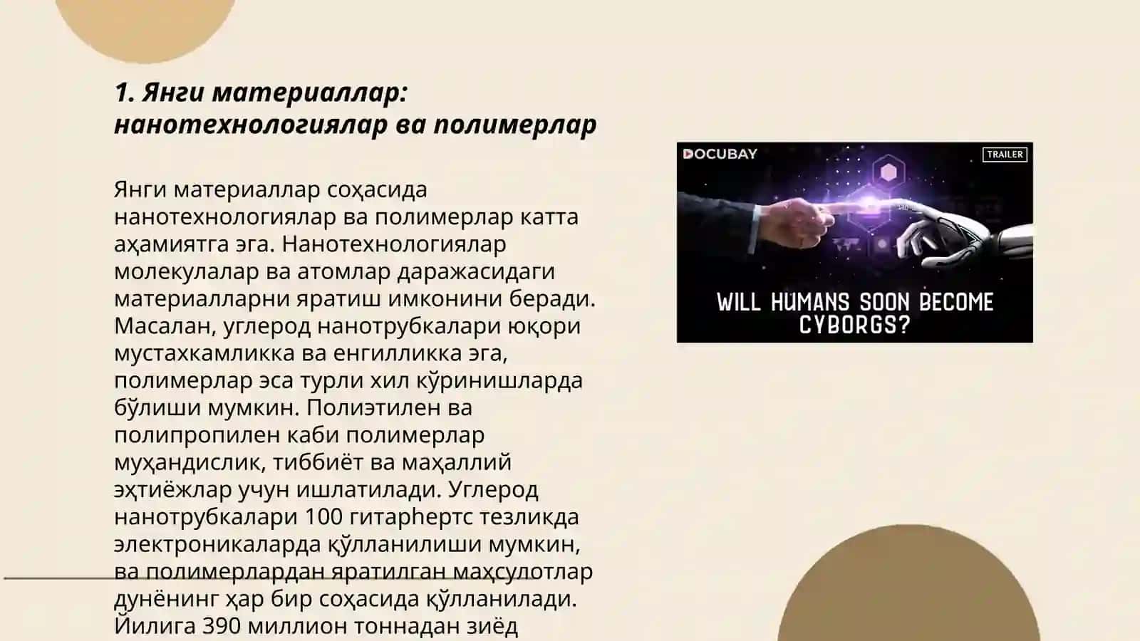 Чирой эстетикаси буйича келажак технологиялари 3