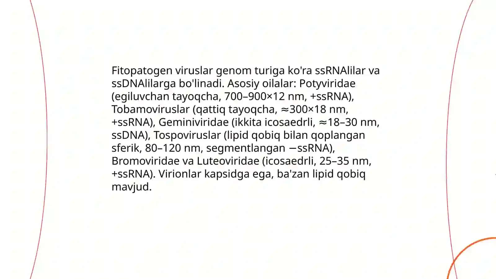 Fitopatogen viruslar va ularning xalq xo‘jaligidagi ahamiyati 3