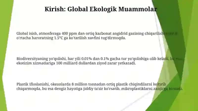 Xalqaro ekologik soyosat 3