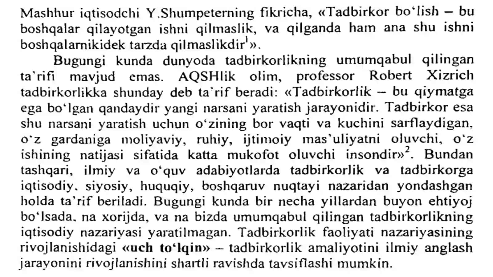 TADBIRKORLIK TAFAKKURI VA BIZNES IMKONIYATLARNI ANIQLASH 3