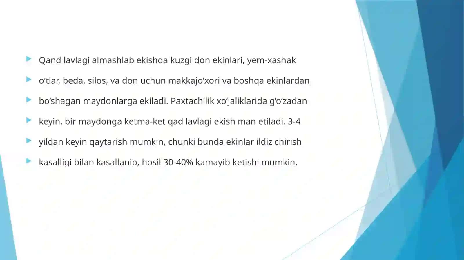 O`G`IT QO`LLASH TIZIMI FANIDAN KURS ISHI TAQDIMOTI 3