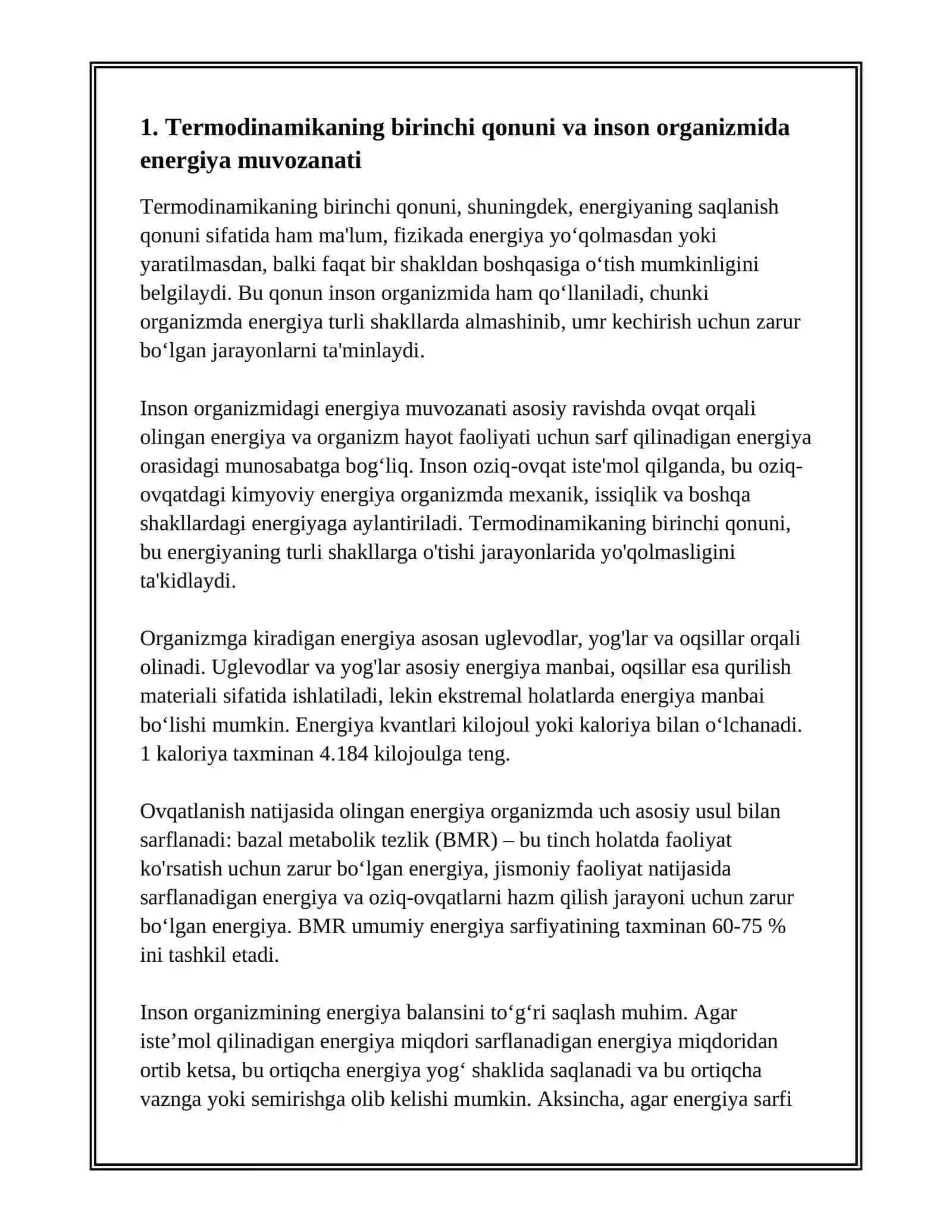 TERMODINAMIKANING QONUNLARI VA ULARNING TIBBIYOTDAGI AHAMIYATI.TERMOMETRIYA TERMIGRAFIYA 3