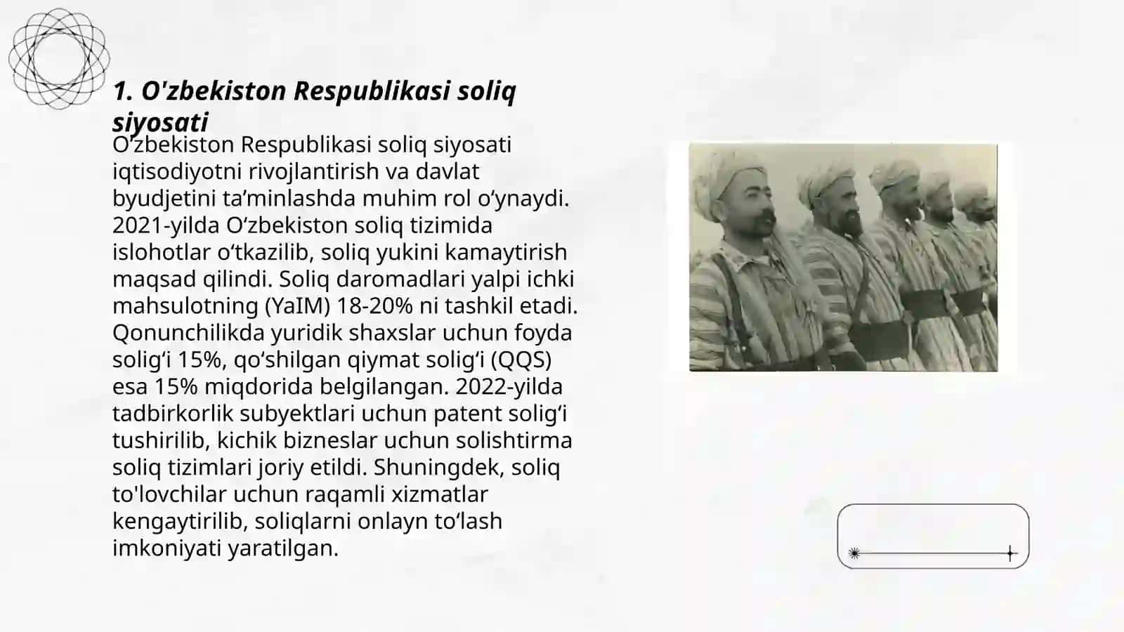 O'zbekiston Respublikasi soliq siyosati 3