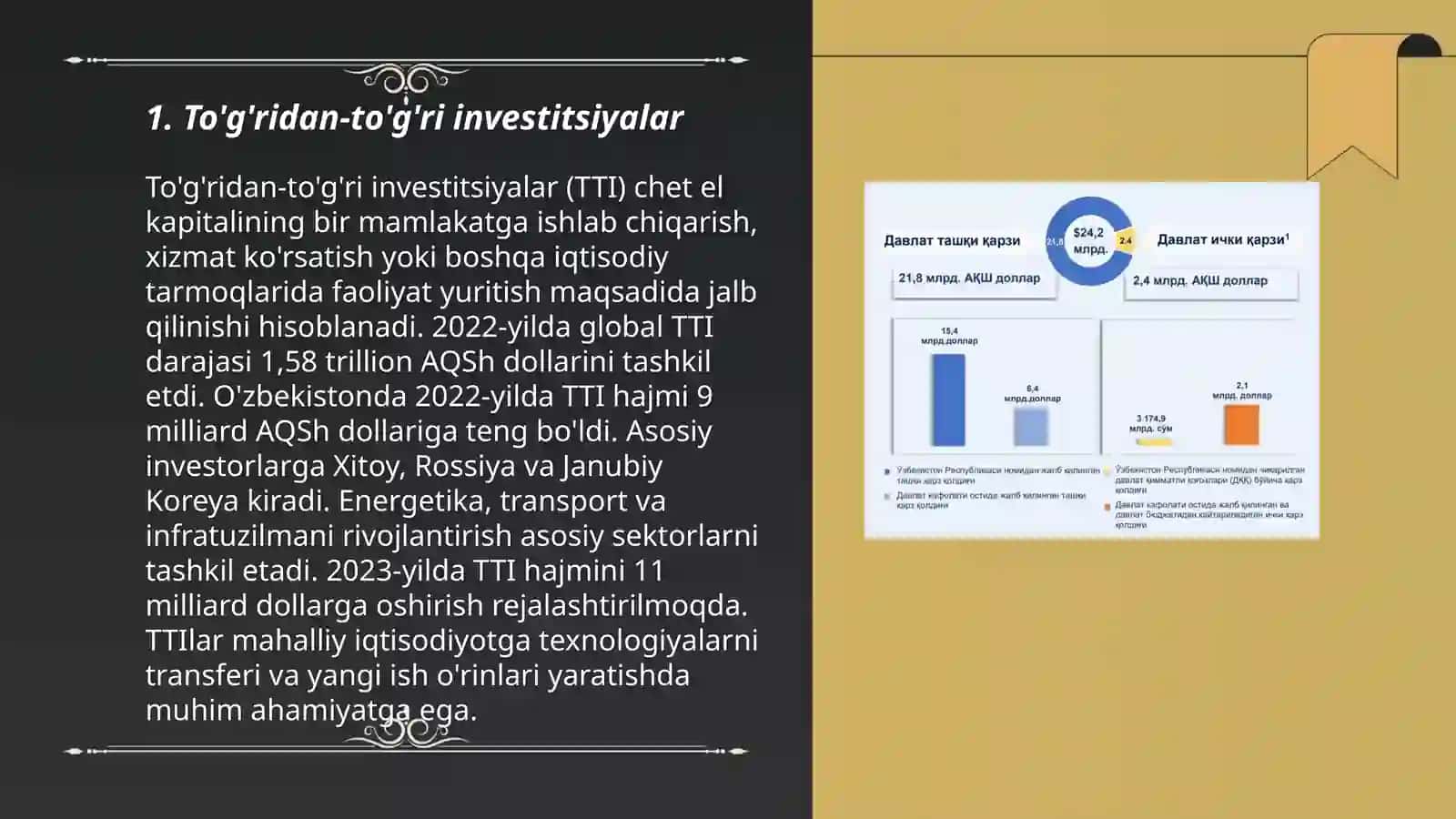 Investisiya loyihalarini moliyalashtirish usullari 3