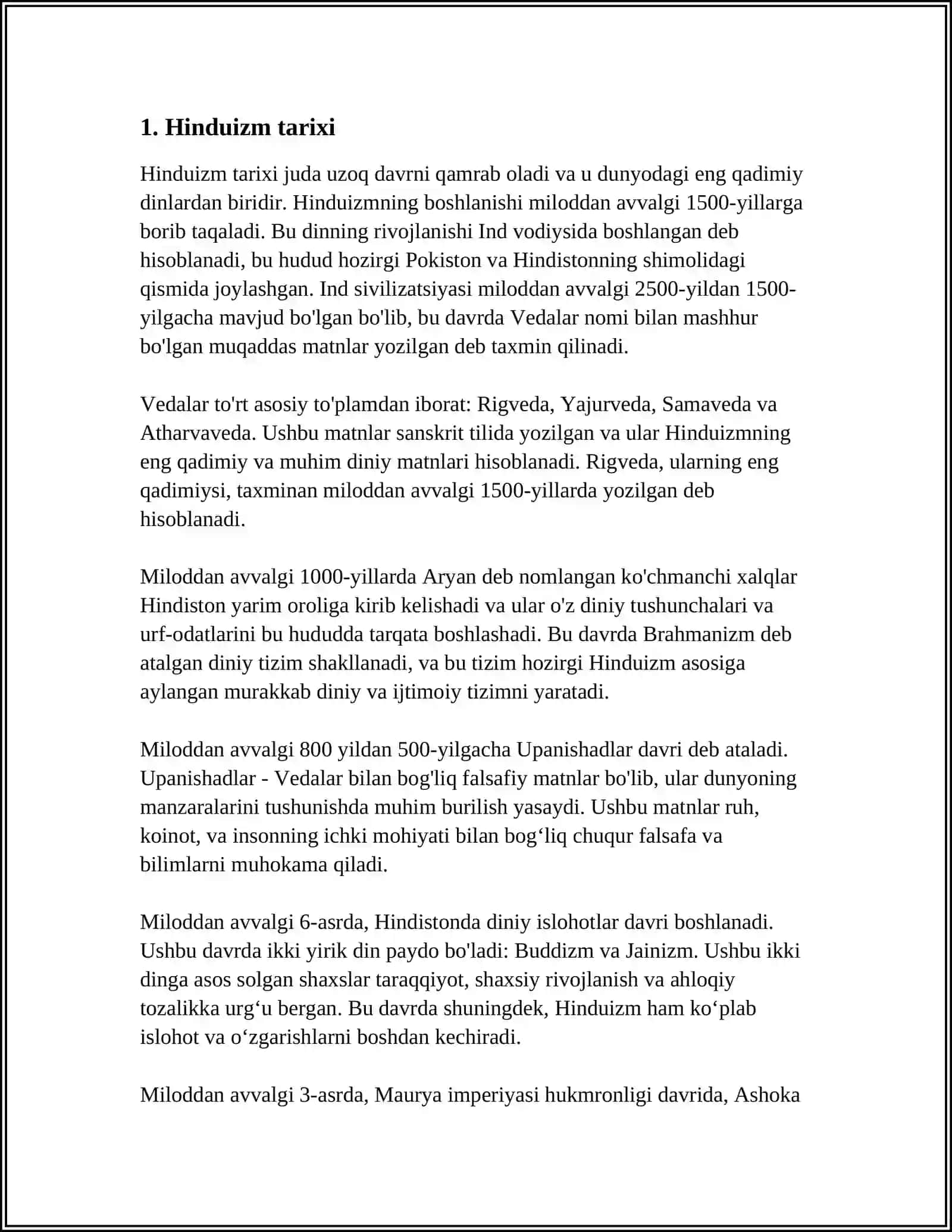 HINDUIZM MILLIY DINI 3