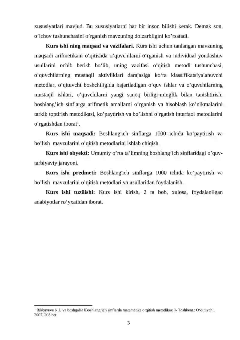 YUZ O'LCHOV BIRLIKLARIGA DOIR MASALALAR YECHISHGA O'RGATISHDA QO'LLANILADIGAN METODLAR 3