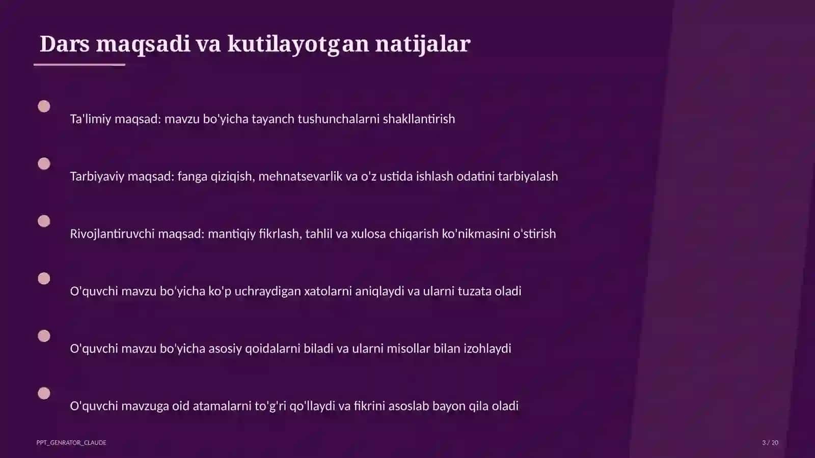 To'g'ri burchakli uchburchak xossalari (7-sinf) 3