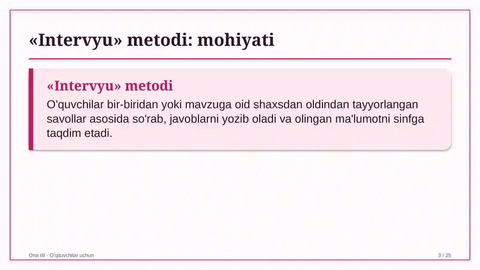 ona tili darslarida intervyu metodidan foydalanish 8777 3