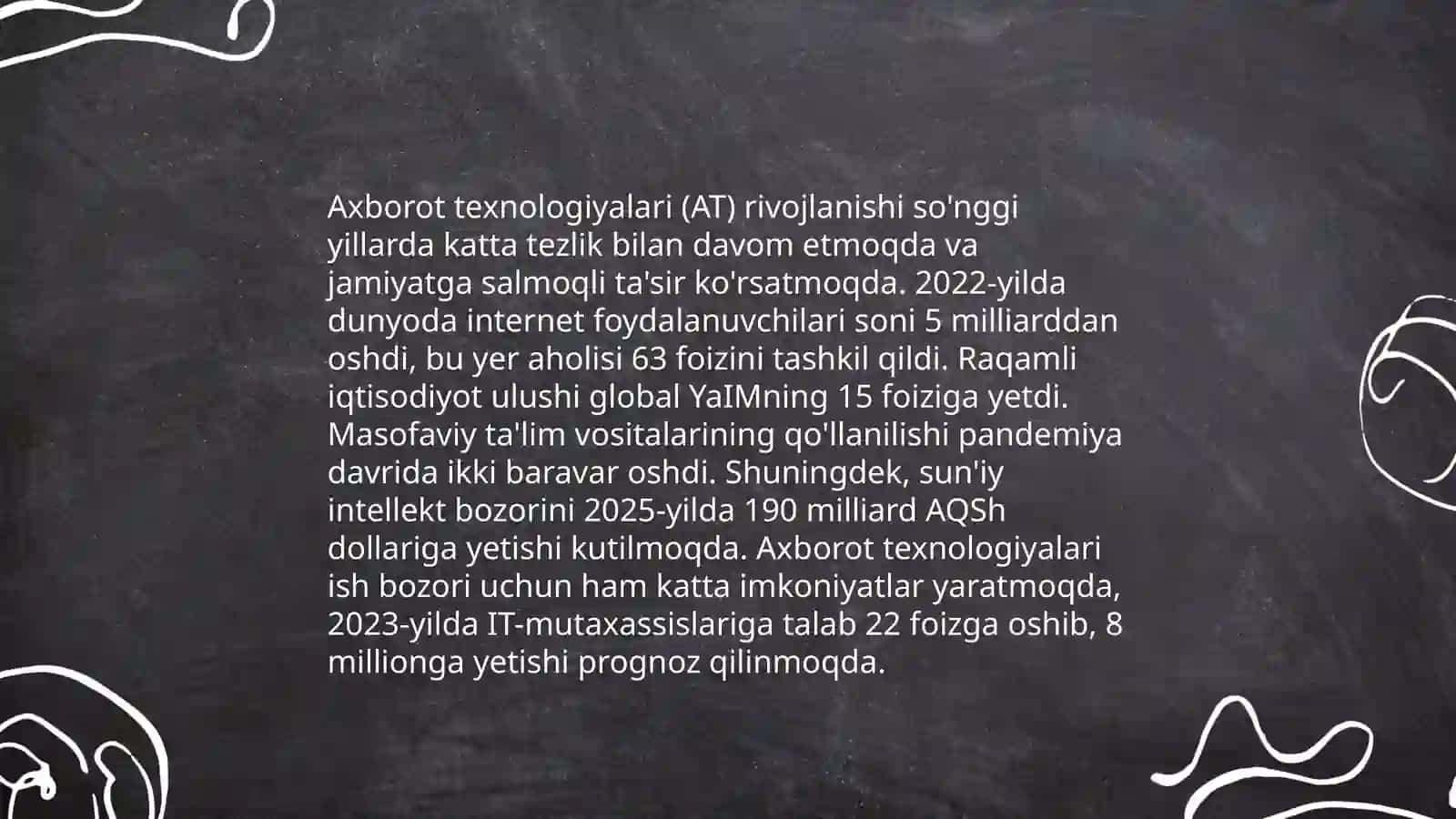 Axborotning jamiyatda tutgan oʻrni va ahamiyati 3