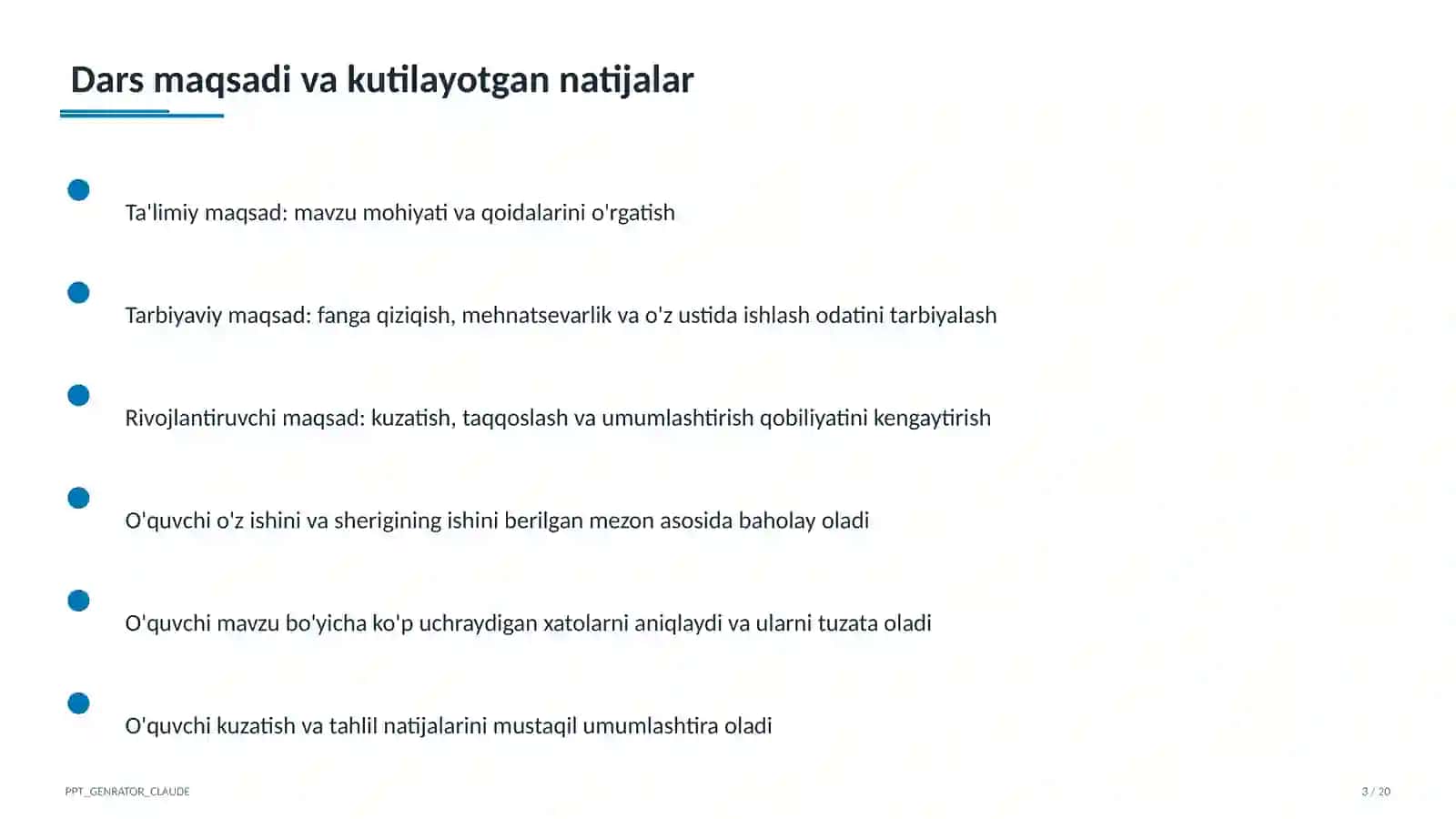 Nutq uslublari: ilmiy va rasmiy uslub (10-sinf) 3