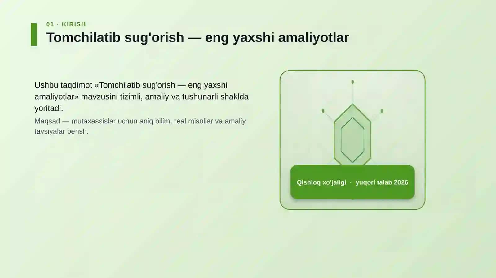 Tomchilatib sug'orish — eng yaxshi amaliyotlar 3