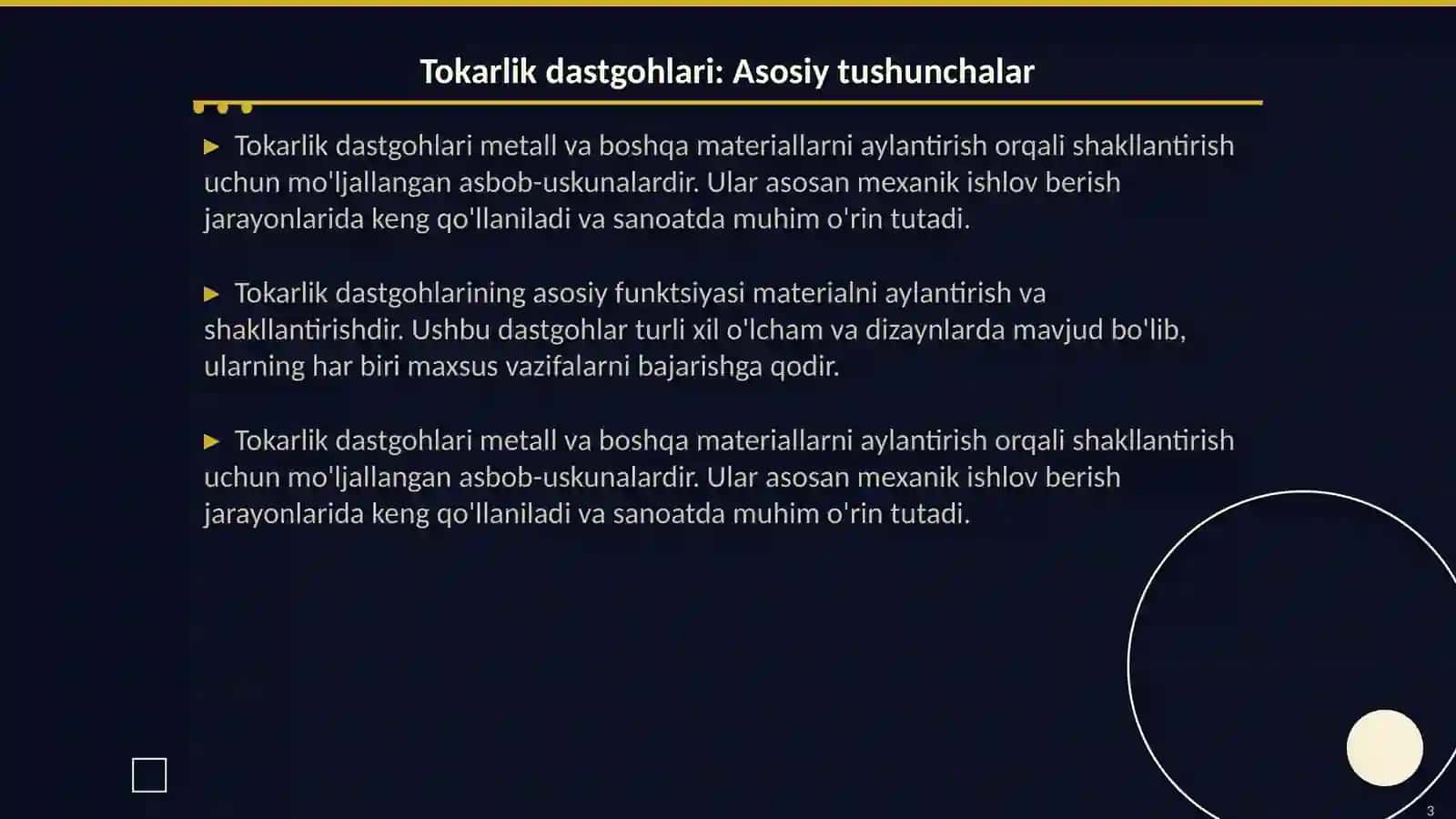 Tokarlik dastgohlari turlari va asosiy vazifalari 3