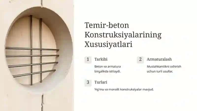 Qurilish Konstruksiyalariga Kirish 3