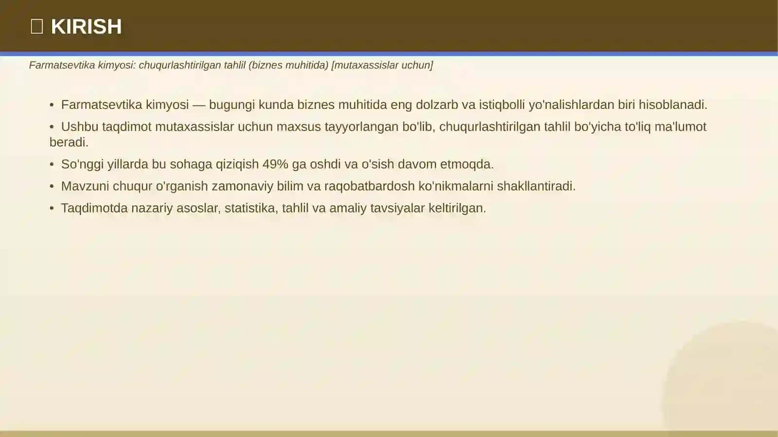 FARMATSEVTIKA KIMYOSI 3