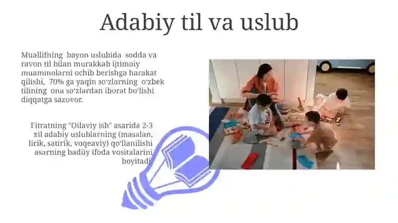 "Fitratning Oilaviy Ish" 3