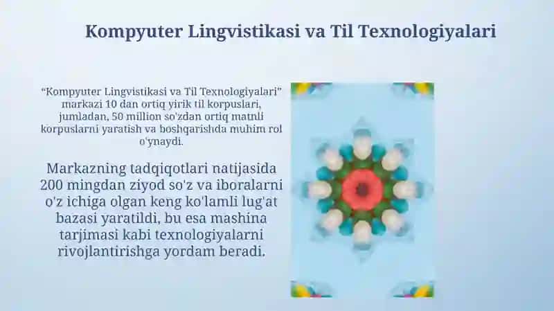 Kompyuter Lingvistikasi va Til Texnologiyalari 3