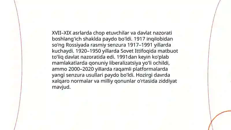 Ommaviy axborot vositalarida senzura va axborot erkinligi 3