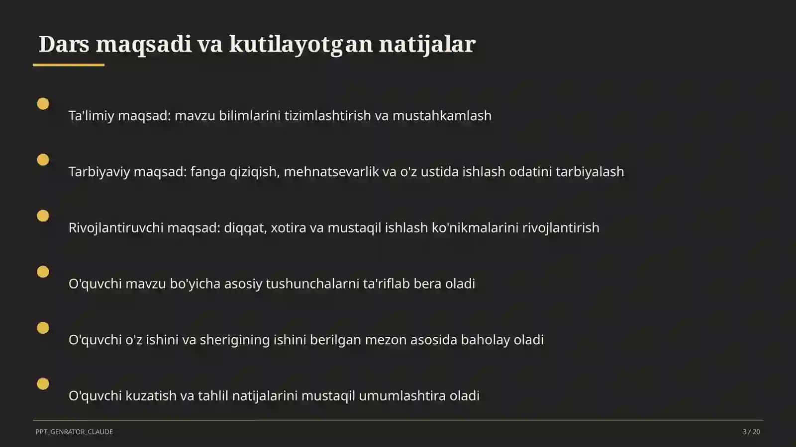 Butun ko'rsatkichli daraja va standart shakl (8-sinf) 3