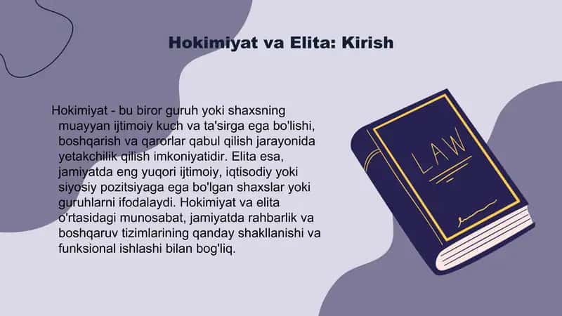 Hokimiyat va elita 3