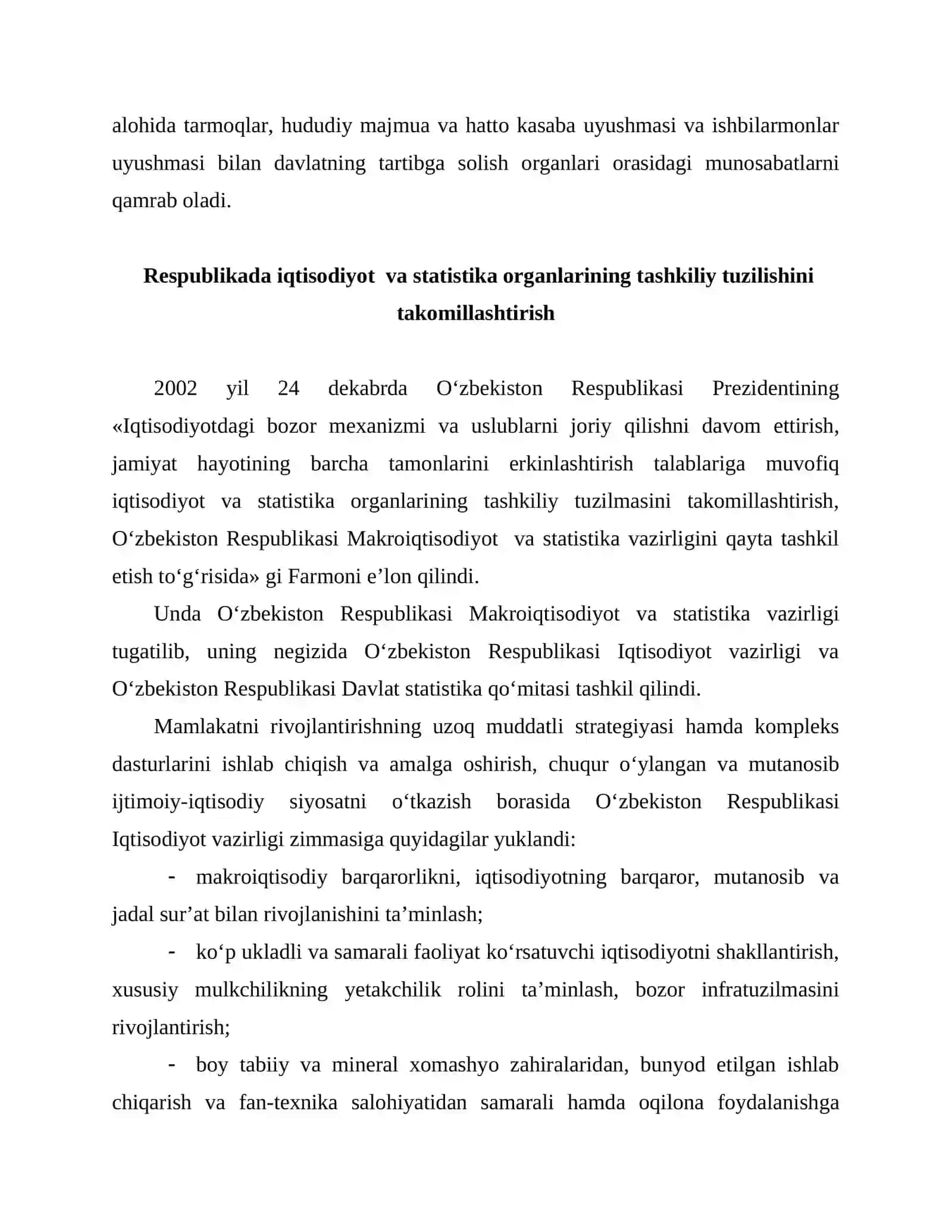 Strategik rejalashtirishning obyektlari va subyektlari 3