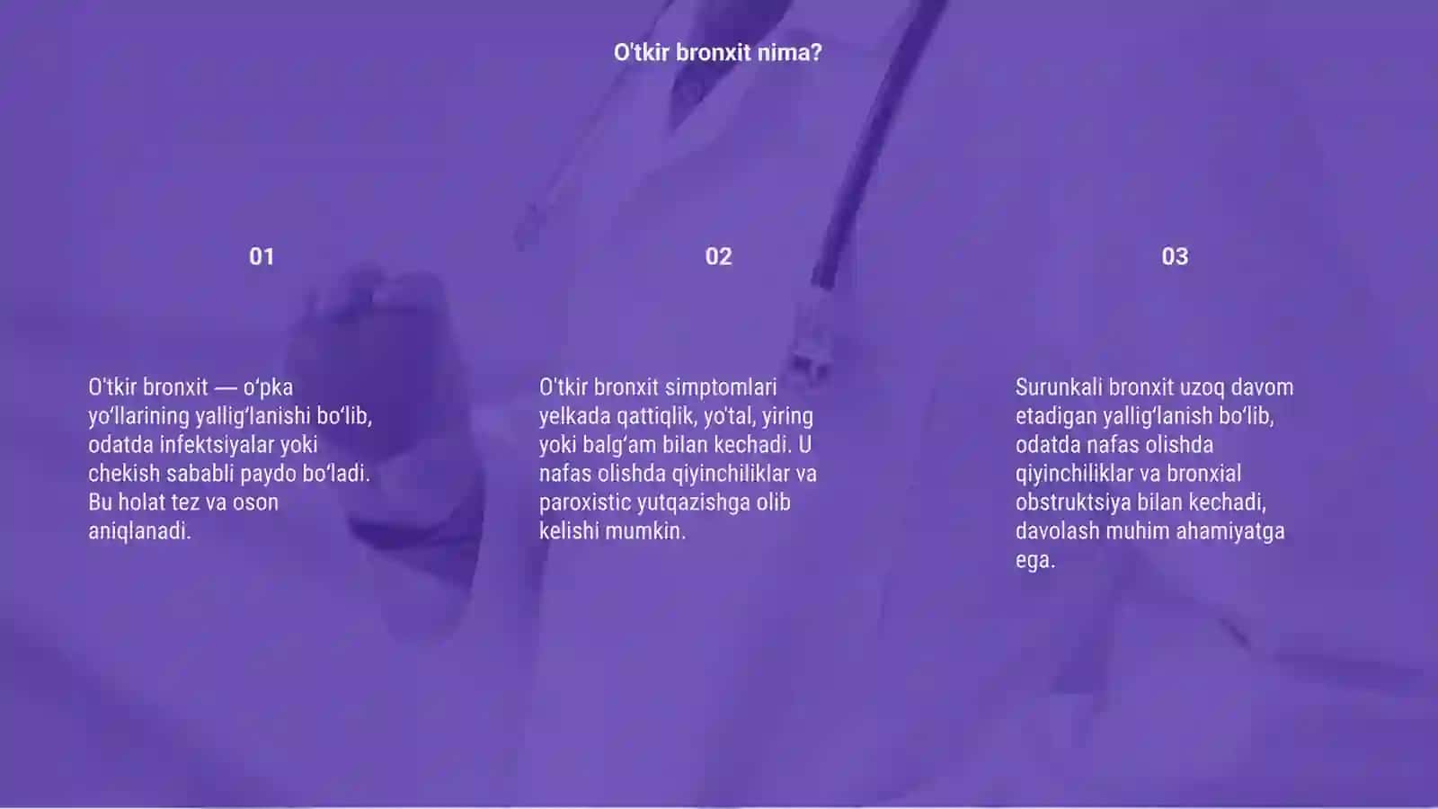 O'tkir va Surunkali bronxit 3