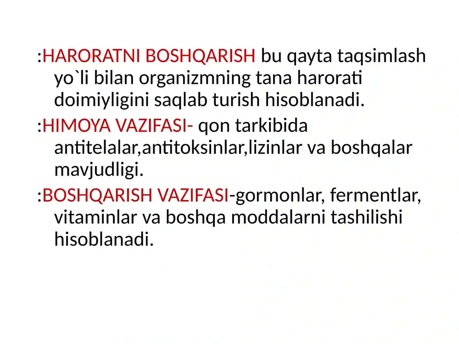 Ma’ruza: Qonkasaligibilankasallanganbemorlarniso’rab-surishtirishvatekshirishusullari(shikoyatiniyig’ish,nasliyfaktorlar)ko’zdankechirish 3