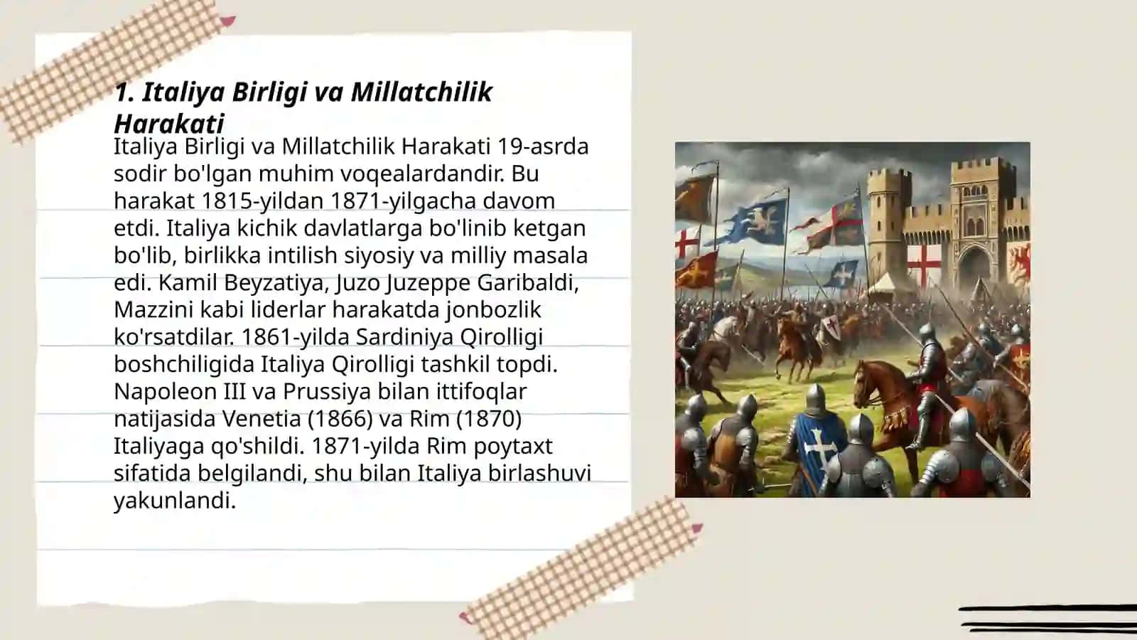 Italiya Birligi va Millatchilik Harakati 3
