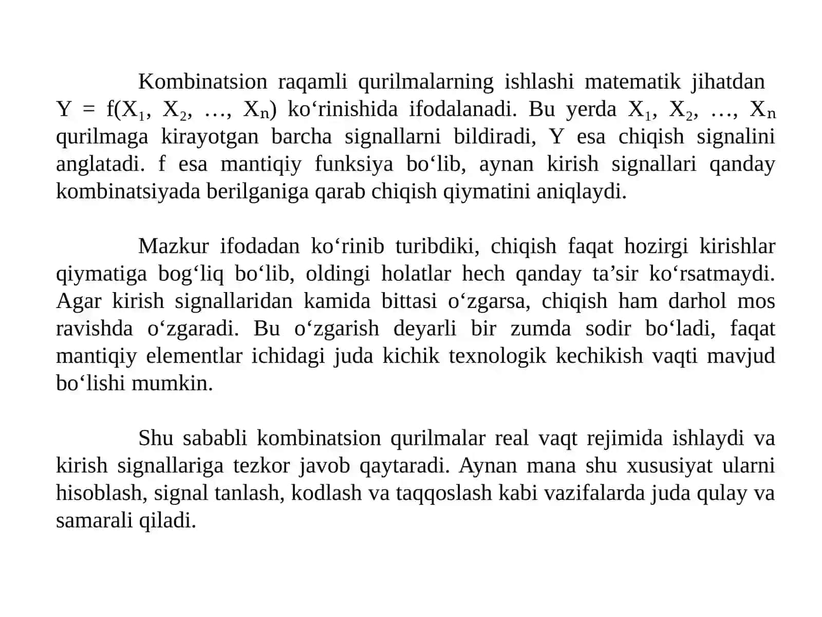 Kombinatsion raqamli qurilmalar 3