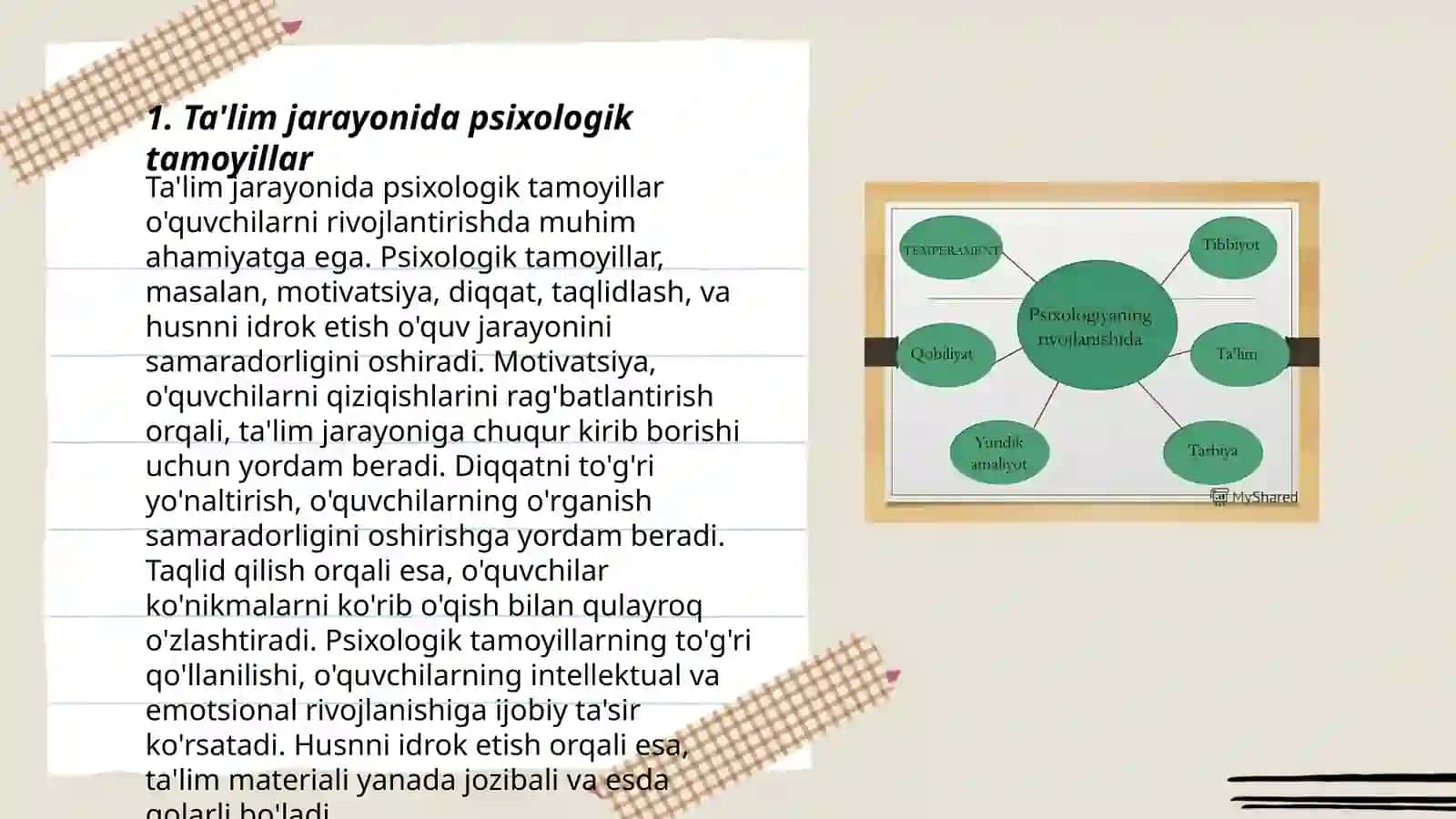 Pedagogik psixologiyaning vazifalari 3