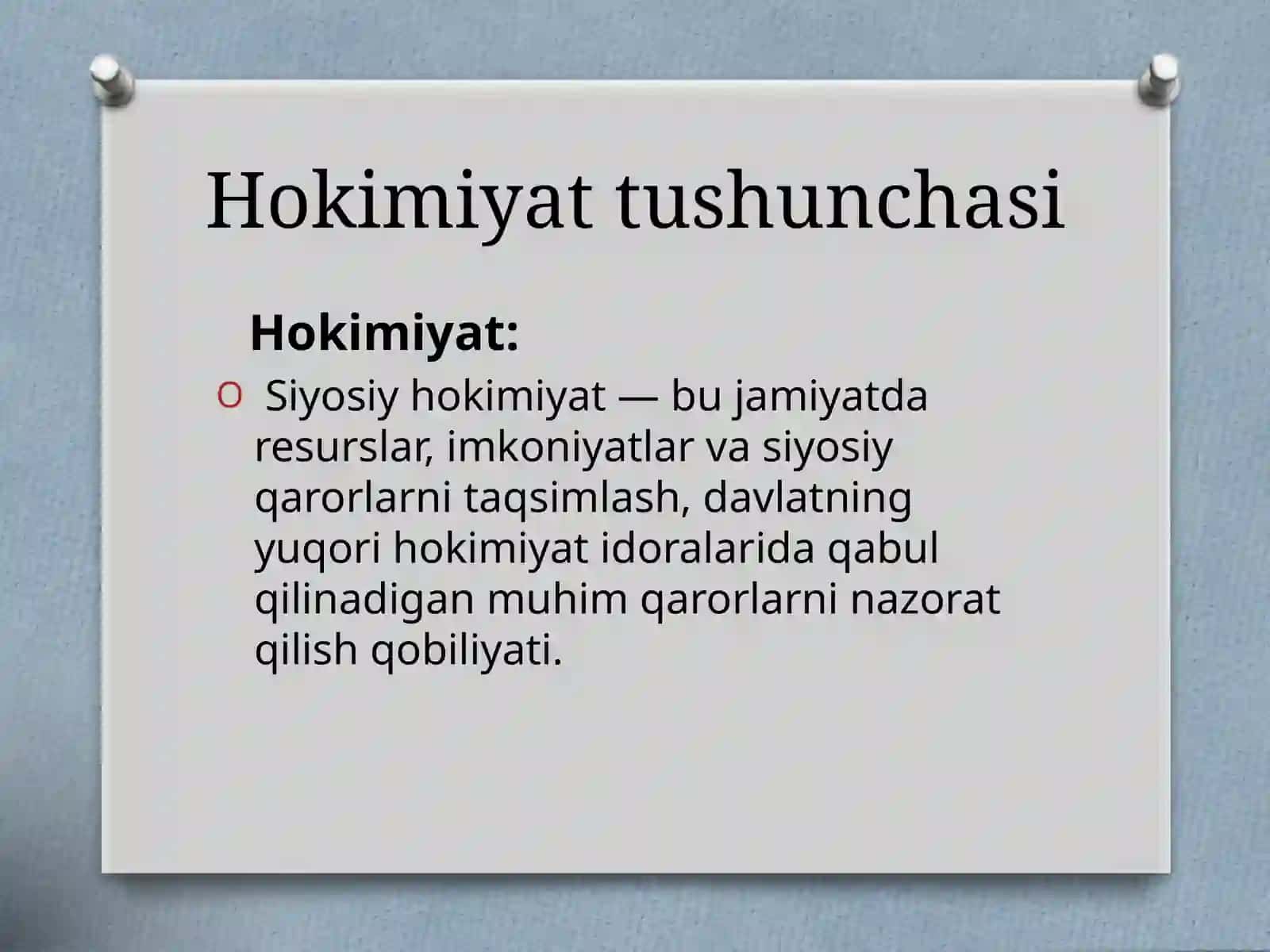 Hokimiyat va siyosiy liderlik 3