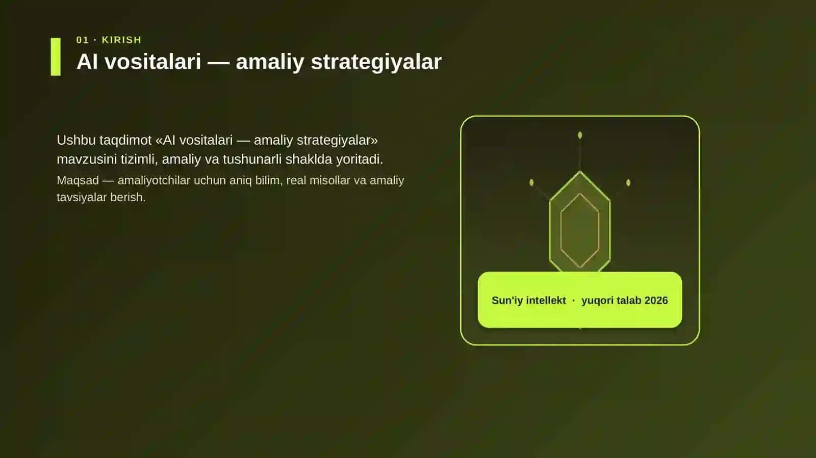 AI vositalari — amaliy strategiyalar 3