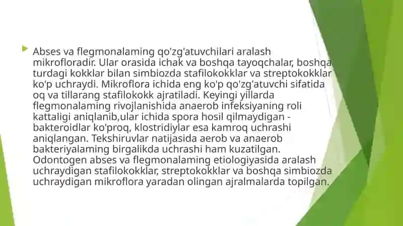 Yuzjag` sohasi absess va flegmonasi 3