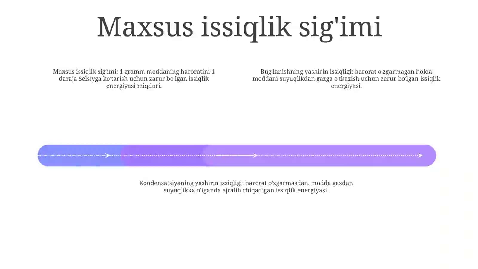 Suyuqlik Va Quruq Toyingan Bugning Asosiy Parametrlari Bug Hosil Qilish Issiqligi 3