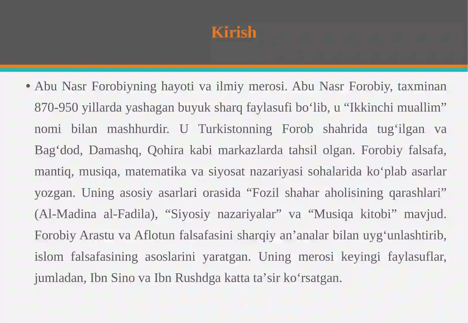 Forobiy falsafasida Fozil jamiyat konsepsiyasi 3