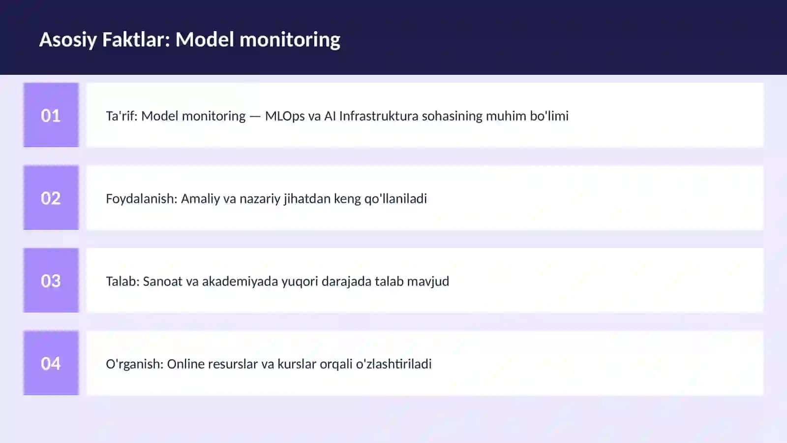 Model monitoring 3